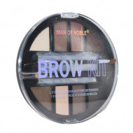 Trusa Fard Sprancene Iman Of Noble, Brow Kit, sablon inclus, 02
