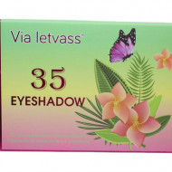 Trusa machiaj paleta farduri ochi, Via Letvass, 35 culori