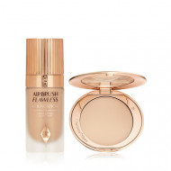 Fond de ten + Pudra de fixare Charlotte Tilbury Airbrush Flawless