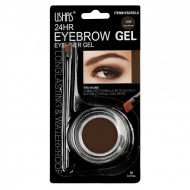 Gel sprancene Ushas Waterproof Eyebrow Gel, 02 Dark Brown