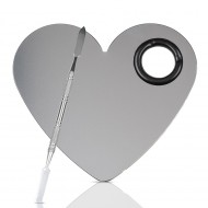 Paleta mixare machiaj din inox, PRO 01