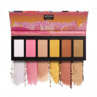 Paleta pudre iluminatoare NYX Sugar Trip Squad Highlighting Palette