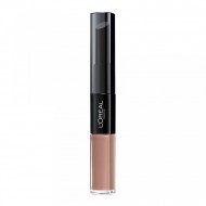 Ruj de buze rezistent Loreal cu 2 capete Nuanta 113 invincible sable