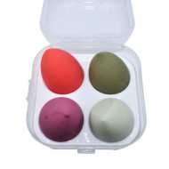 Set 4 Bureti cu cutie depozitare, Makeup, Multicolori, B