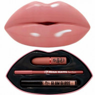 Set buze W7 Kiss Bare It All
