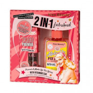 Set Spray fixare si baza de machiaj, Karite, Vitamina C si E