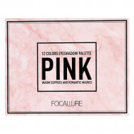 Trusa 12 farduri de pleoape Focallure The Pink Collection