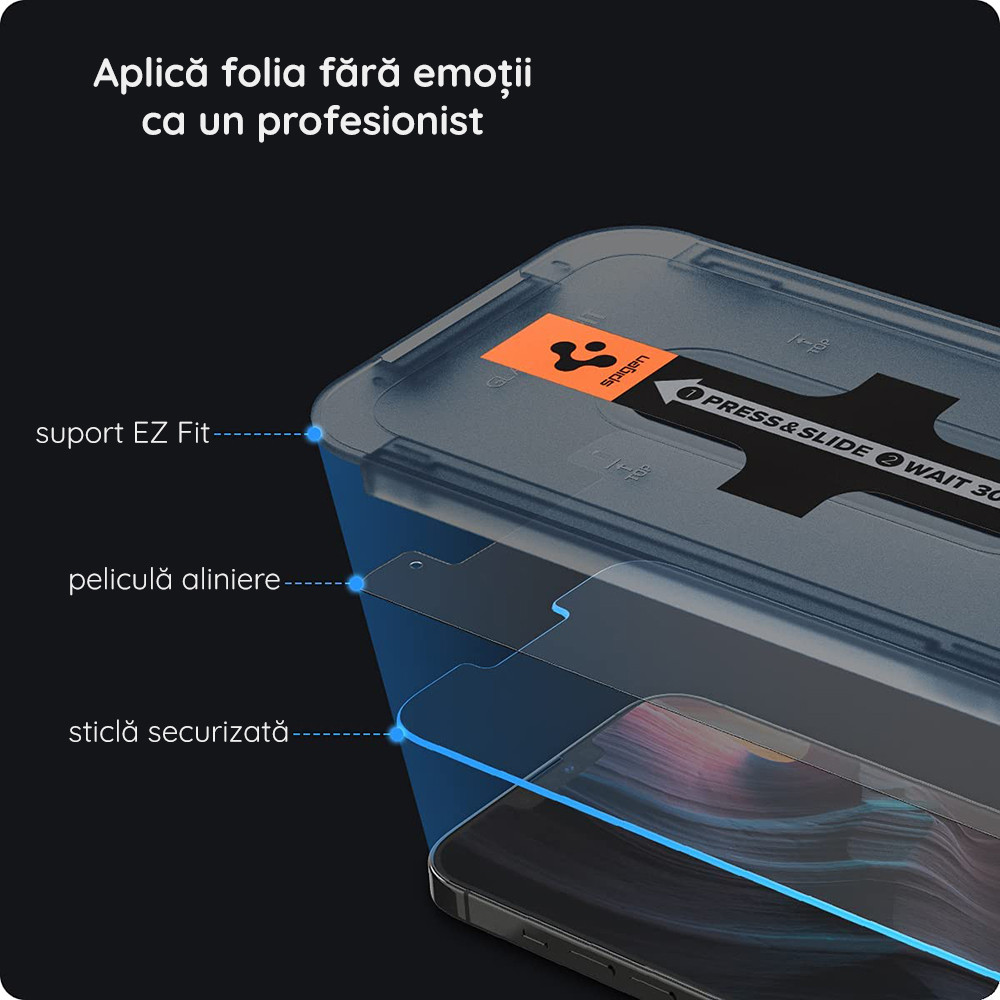 Folie Glas.TR Ez-Fit Spigen