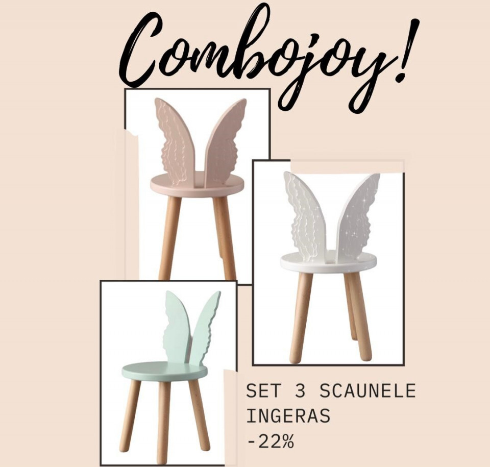 COMBOJOY - 3 SCAUNELE INGERAS
