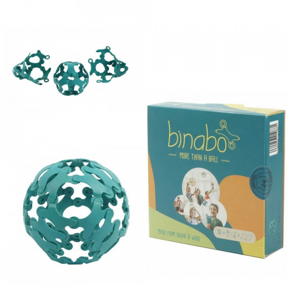 Joc constructie Binabo Albastru 36 piese