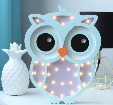 Lampa de veghe Pink Owl
