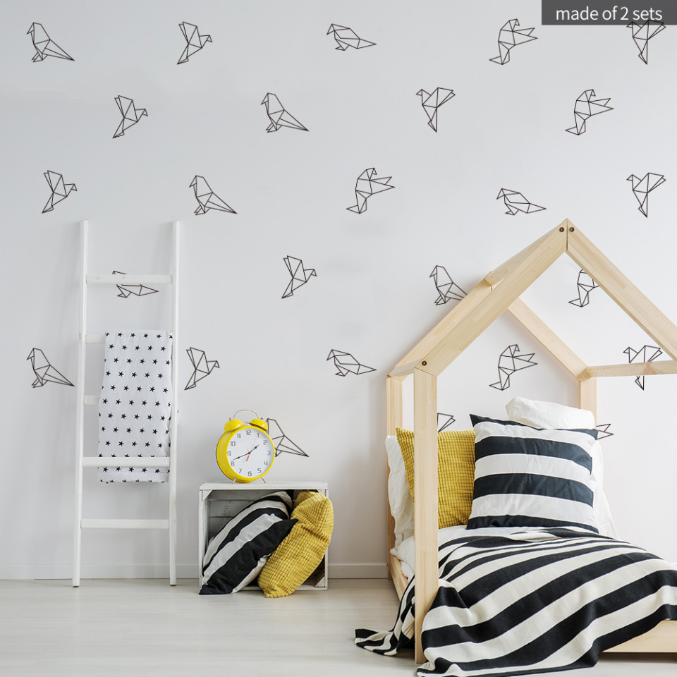 Sticker Origami Birds