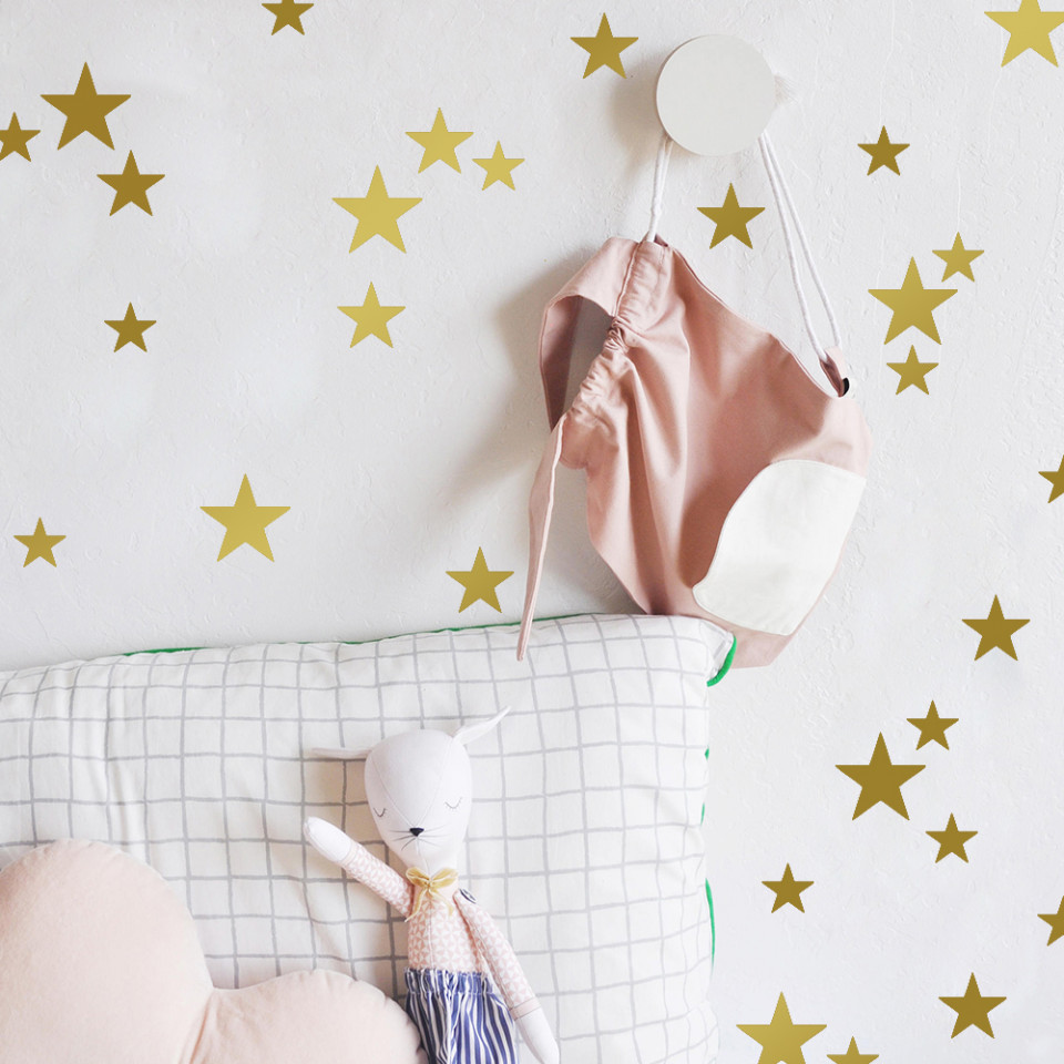 Sticker Golden Stars
