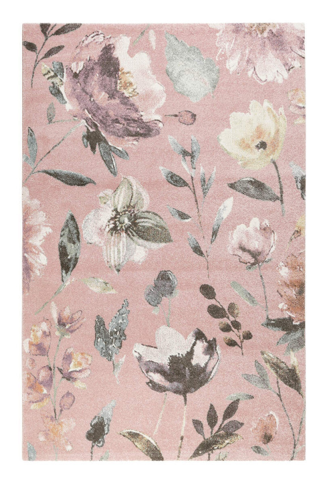 COVOR FLORAL BRIZE ROZ PASTEL