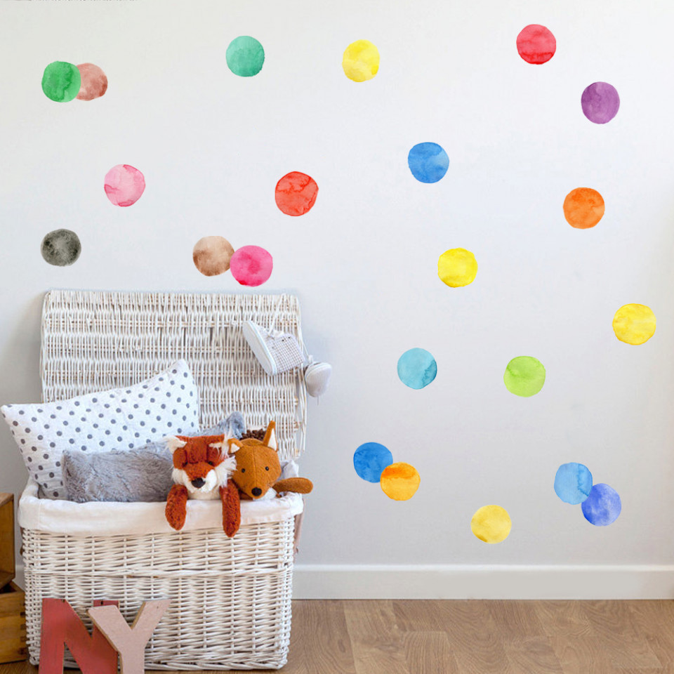 Sticker Watercolor Spots