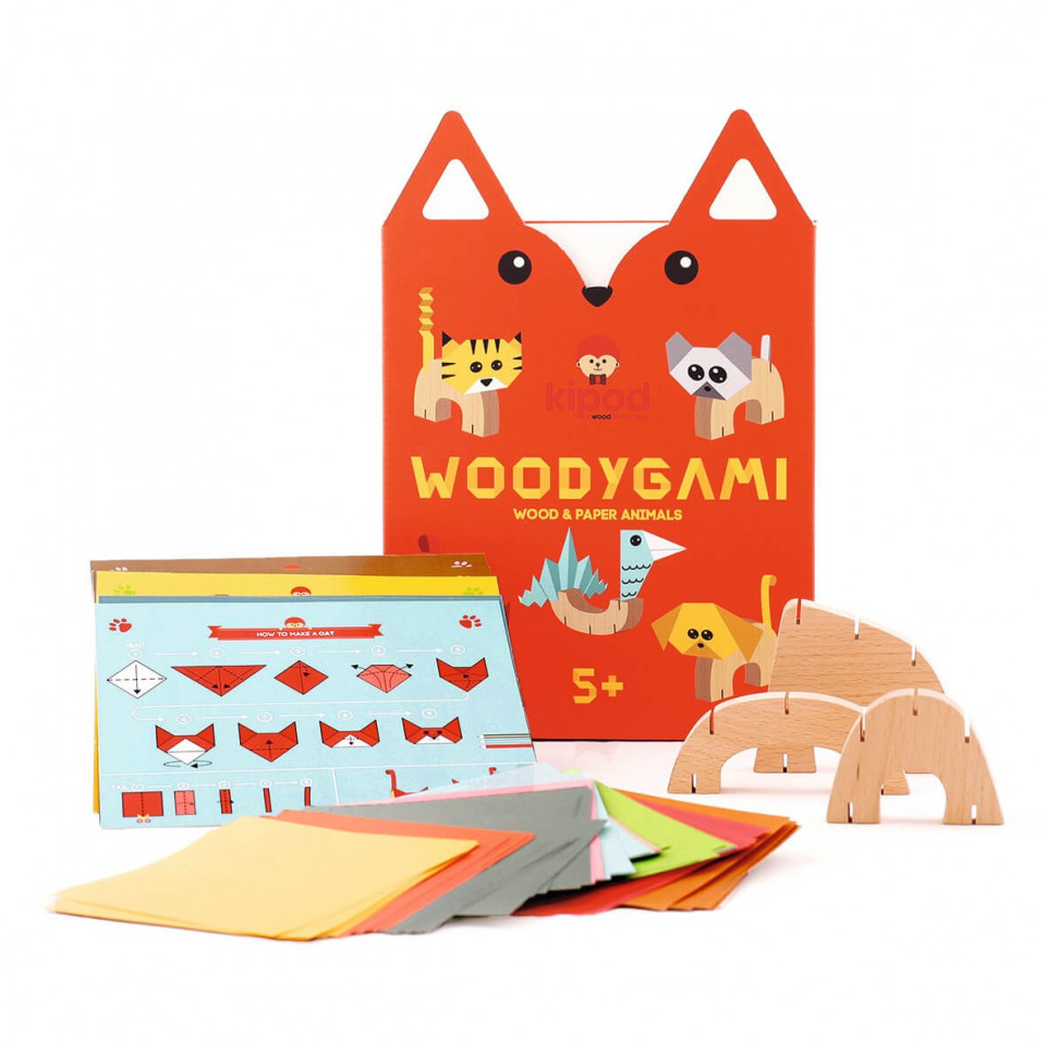 Joc din lemn WoodyGami, Kipod Toys