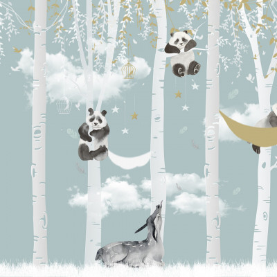 Tapet- panda sky