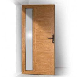 Portoncino PVC Rehau, modello ROMA, pellicolato 77 colori, 1000 x 2100, completa, pronta per montaggio, MODELLO COLORE