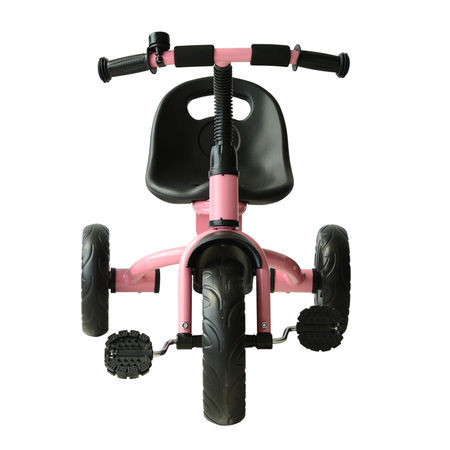 HOMCOM Triciclo para Crianças com mais de 18 meses com Campainha, Guarda-Lamas Roda de Segurança 74x49x55 cm