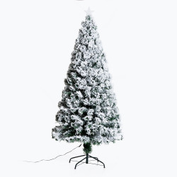 HomCom® Árvore de Natal Verde PVC Φ82x180cm