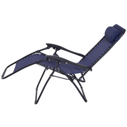 Espreguiçadeira dobrável Outsunny Cadeira de jardim Gravidade zero Poltrona de Praia Relaxante em Textilene Encosto reclinável Carga de armação de aço 150kg
