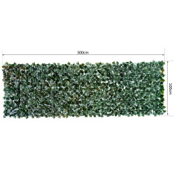 Outsunny Cobertura Artificial em Rolo de 3x1m para Varanda Planta decorativa