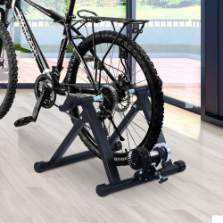 Rolo de Treino para Bicicleta em espaços interiores Ciclotreinador de Ciclismo de Cor Preta