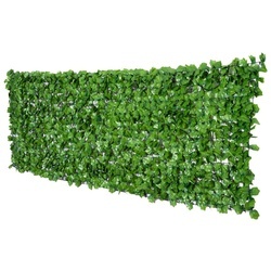 Outsunny Cobertura Artificial em Rolo de 3x1m para Cerca Varanda Planta decorativa