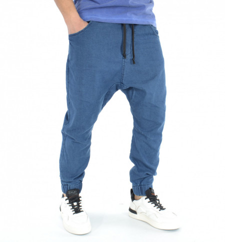 DENIM DROP CROTCH PANTS TRENDFIELD SPRING
