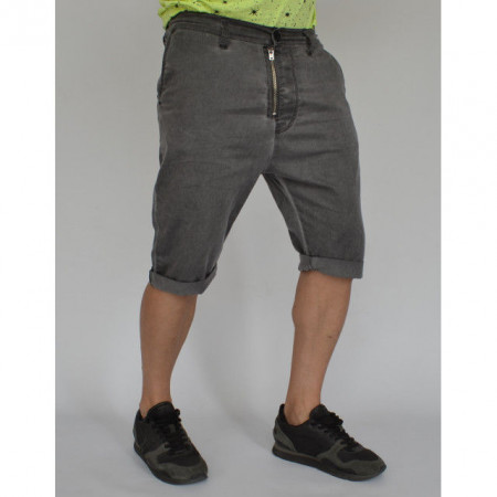 Men's shorts Grey oil dye