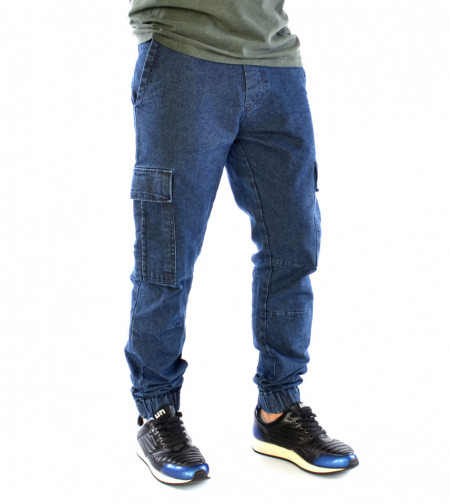 HERREN DENIM CARGO JEANS TRENDFIELD HERBST/WINTER