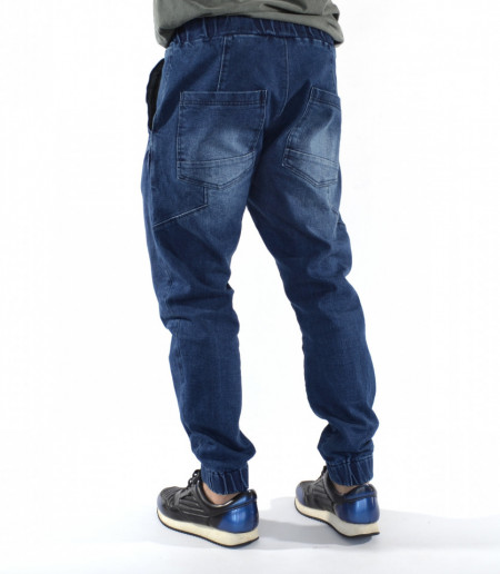 Mens denim hot sale slacks