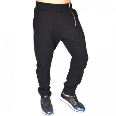 Herren Jogginghose mit Reißverschluss Tapered slim Herbst/Winter