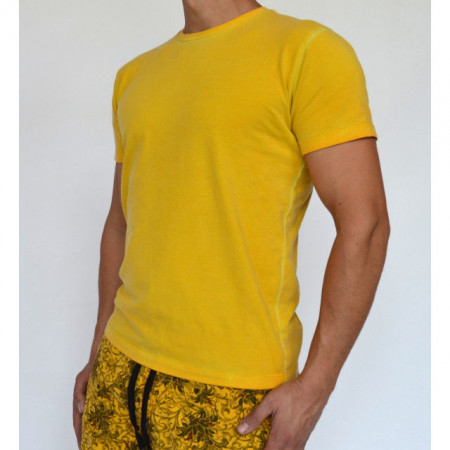 ΑΝΔΡΙΚΟ ΜΠΛΟΥΖΑΚΙ ΜΕ ΛΕΥΚΑΝΣΗ ΤΩΝ ΡΑΦΩΝ YELLOW OIL DYE