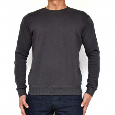 GRAU HERREN T-SHIRT LANGARM HERBST/WINTER