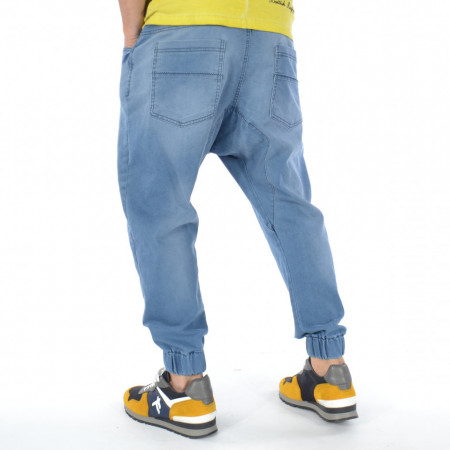 HERREN DENIM DROP CROTCH PANTS SPRING TRENDFIELD