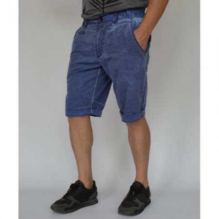 Men's shorts Navy Blue oil dye