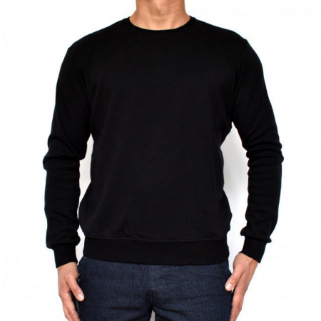 Schwarz HERREN T-SHIRT LANGARM HERBST/WINTER