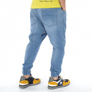 MEN'S DENIM DROP CROTCH PANTS TRENDFIELD SPRING