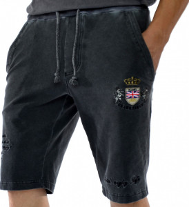 MEN'S EMBROIDERED SWEATSHORTS B.R.S. TRENDFIELD