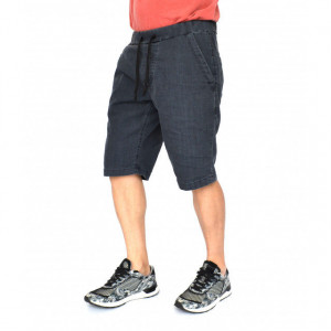 Men's grey denim shorts