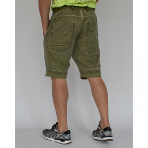 Men's shorts Khaki oil dye