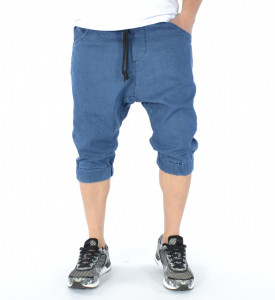 HERREN DENIM DROP CROTCH SHORTS TRENDFIELD