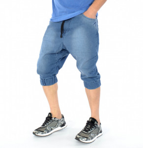 MEN'S DENIM DROP CROTCH SHORTS TRENDFIELD