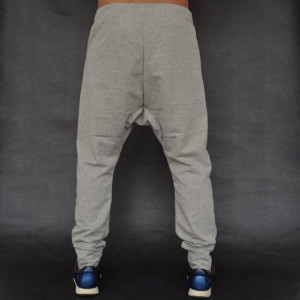 Men's Light grey joggers drop crotch sweat pants SPRING/SUMMER