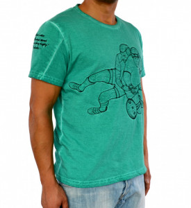 HERREN BESTICKTES T-SHIRT TRENDFIELD