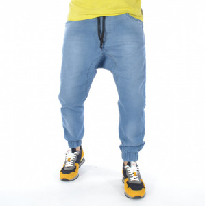 HERREN DENIM DROP CROTCH PANTS SPRING TRENDFIELD