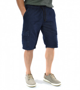 MEN'S DENIM CARGO SHORTS TRENDFIELD