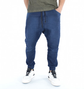 MEN'S DENIM DROP CROTCH PANTS TRENDFIELD SPRING