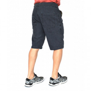 Men's grey denim shorts